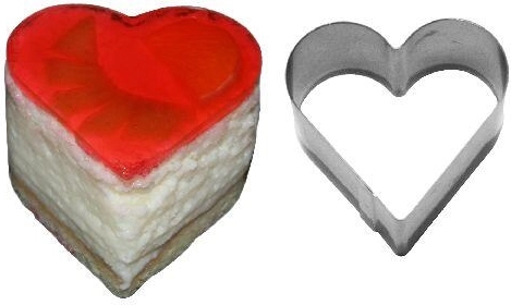 Vykrajovátko na dortíky srdce Semifreddo