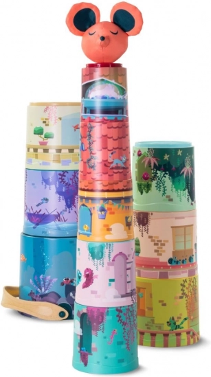 Skládací kelímková pyramida – Kouzelný zámek