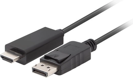 Kabel DisplayPort na HDMI, 1 m, černý