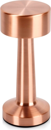 Měděná stolní LED lampa 21 cm