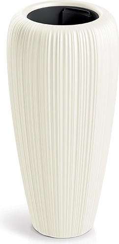 Květináč Orobo 29 cm – bílá čokoláda