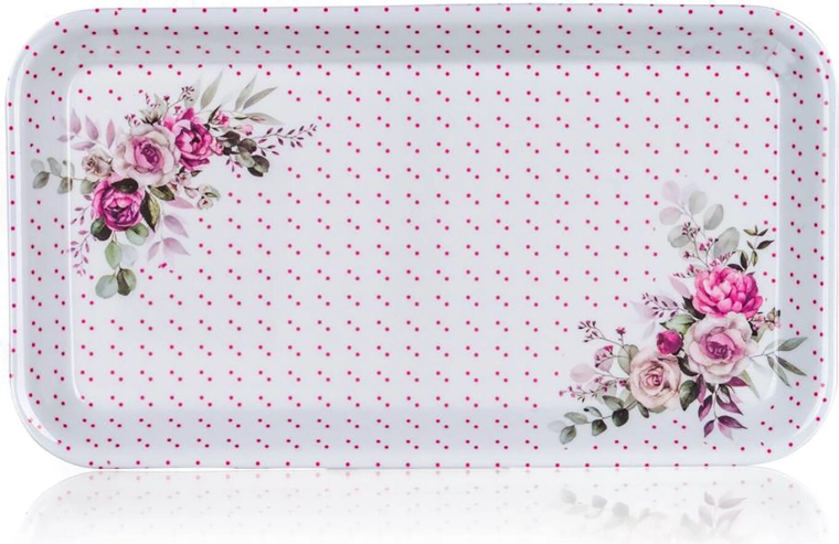 Tác z melaminu ROSE 29,5 × 16,5 cm