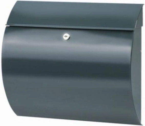 Poštovní schránka Toscana antracitová z pozinkované oceli 330 × 360 × 100 mm