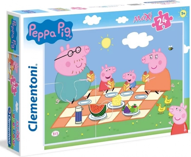 Puzzle 24 maxi Peppa Pig