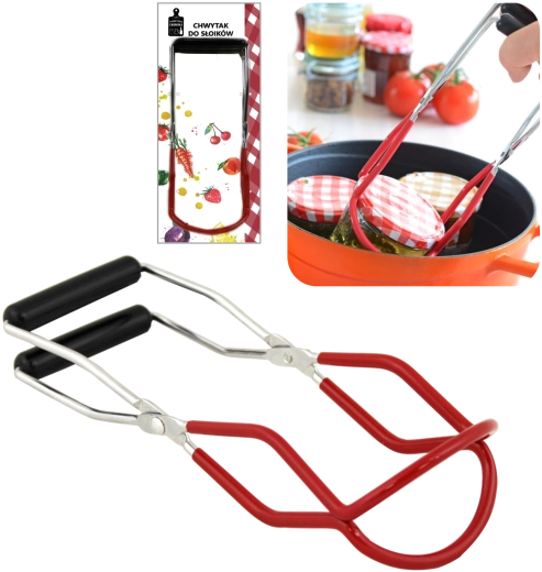 Chomik chytač sklenic na zavařování z nerezové oceli