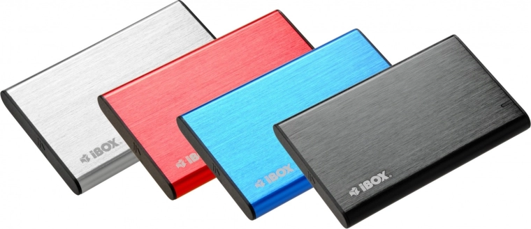 Externí box IBOX HD-05 pro 2,5" disk USB 3.1, šedý
