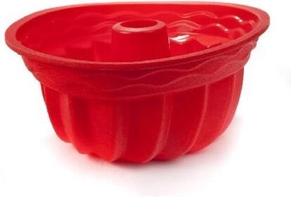 Silikonová forma na bábovku CULINARIA červená 24 cm