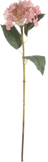 Umělá květina hortenzie růžová 64 cm