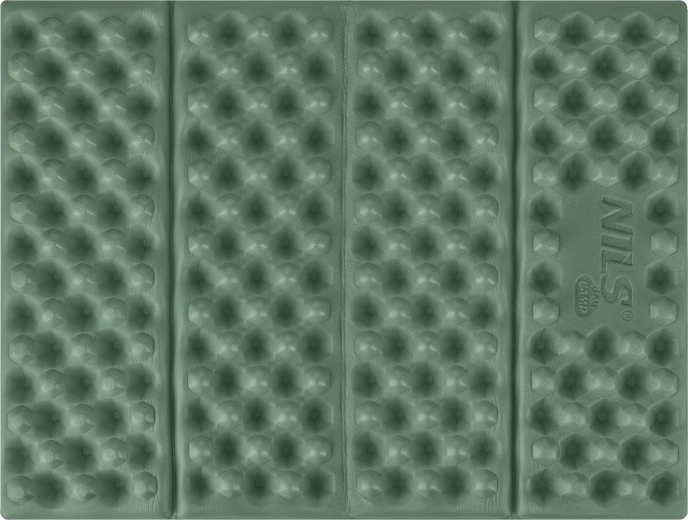 Skládací pěnové sedátko s reflexní vrstvou NILS Camp zelené