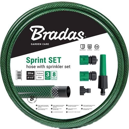 Zahradní hadice se sadou SPRINT 1/2″, 20 m