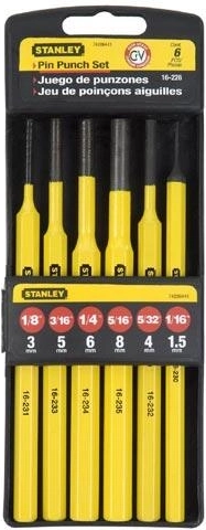 Sada průbojníků STANLEY 6 ks