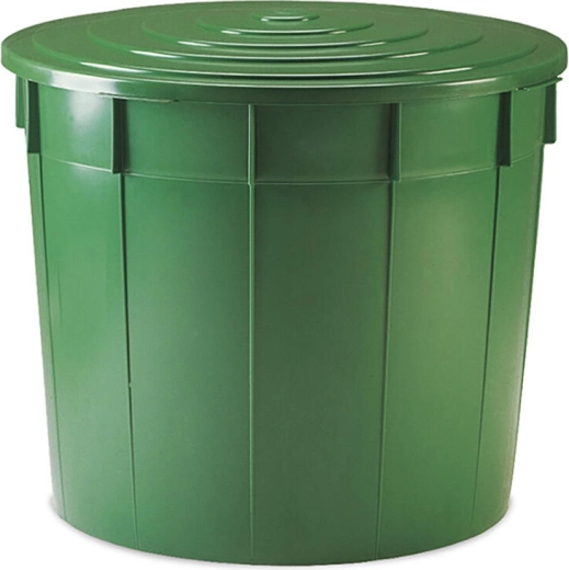 Plastový sud na dešťovou vodu 500 l s kohoutkem a víkem