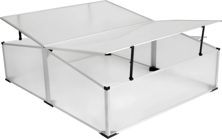 Pařeniště z polykarbonátu 100 × 120 × 40/30 cm