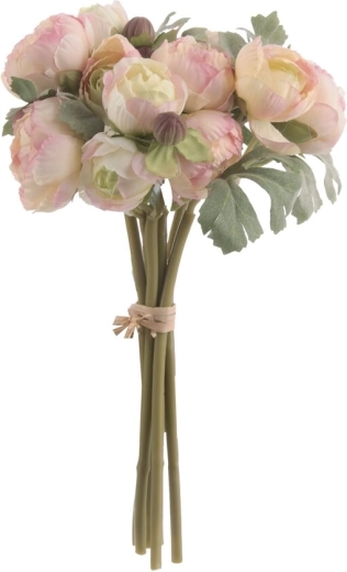 Umělý pryskyřník ve svazku žlutý 24 cm