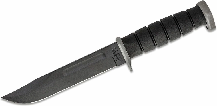 KA-BAR Extreme Fighting/Utility nůž D2, 18 cm, černý, Kraton G, pouzdro Kydex