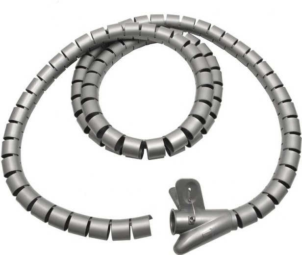 Organizátor kabelů Maclean stříbrný