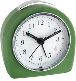 TFA analogový retro budík s podsvícením, zelený
