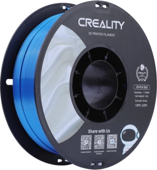 Creality CR-PLA Silk filament 1,75 mm modrý