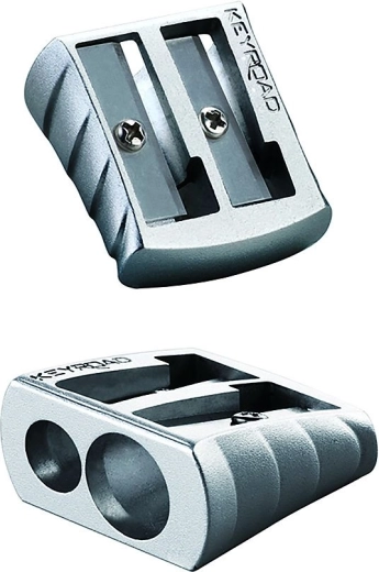 Ořezávátko Keyroad Metal Duo, stříbrné