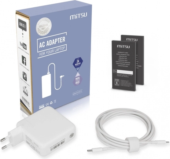 Mitsu USB-C napájecí adaptér 67 W s Power Delivery