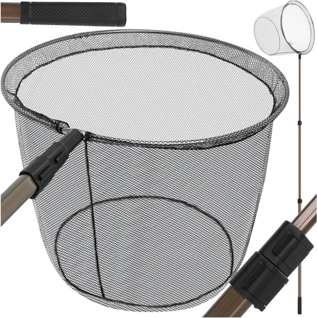 Teleskopický rybářský podběrák 335 cm TRIZAND s hlubokou sítí 48 cm