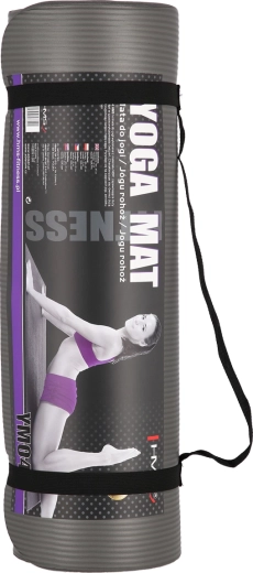 Jógová podložka HMS YM04 šedá