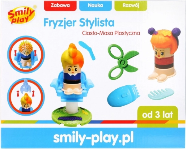 Kadeřnická sada z modelíny pro děti