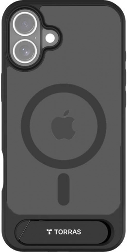 Torras Pstand pouzdro pro iPhone 16 černé