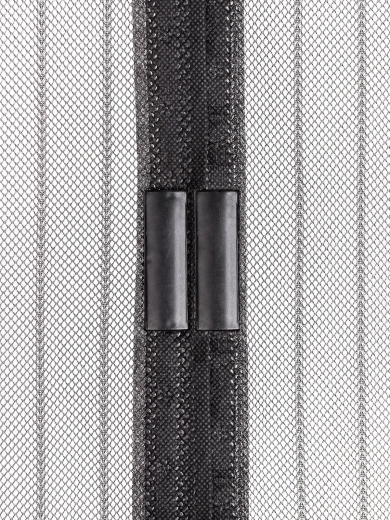 Magnetická dveřní síť proti hmyzu 100 × 210 cm, černá