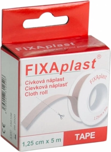 Fixaplast textilní náplast v cívce 1,25 cm x 5 m