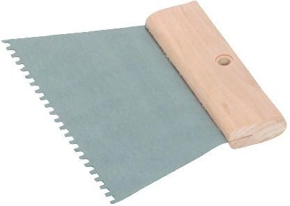 Ocelová stěrka se zuby 4, 250 mm