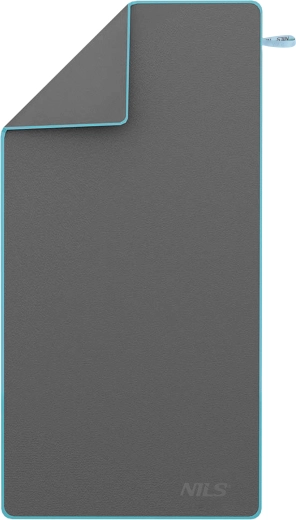 Ručník z mikrovlákna NILS NCR13 tmavě šedý/modrý