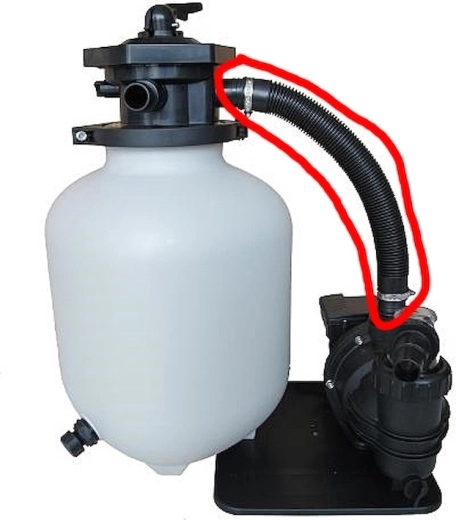Propojovací hadice k filtraci ProfiStar 6 (48 cm)