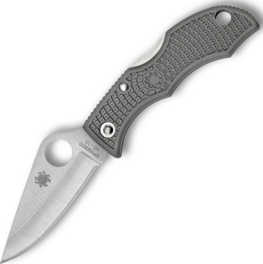 Spyderco Ladybug 3 lehký kapesní nůž, saténová čepel VG-10, foliage green FRN 4,9 cm