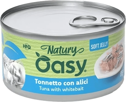 Oasy Natury Soft Jelly – tuňák s ančovičkami 85 g
