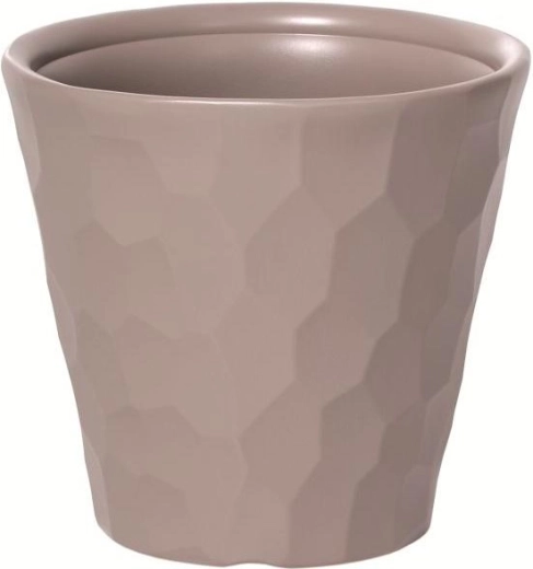 Květináč Rocka béžový 35 cm