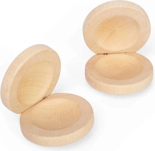 Bigjigs Toys kastaněta z přírodního dřeva