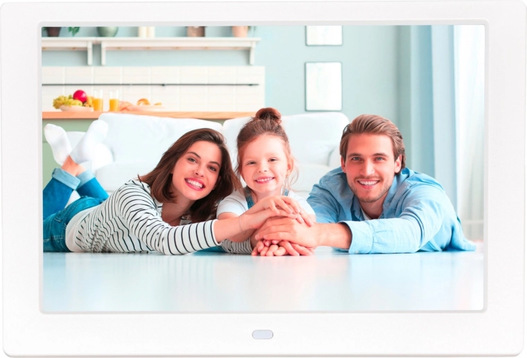 Digitální fotorámeček 10,1" bílý s IPS displejem