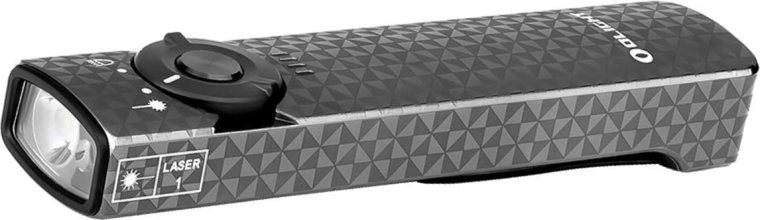 Olight Arkfeld Pinwheel Gunmetal Grey kapesní svítilna se zeleným laserem
