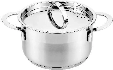 Nerezový hrnec s poklicí 20 cm 3,6 l CASSIDA New Line pro indukci