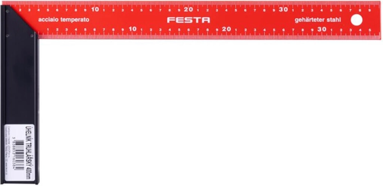 Truhlářský příložný úhelník Festa 400 × 190 mm