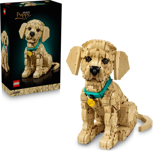 LEGO Icons štěně zlatého retrívra
