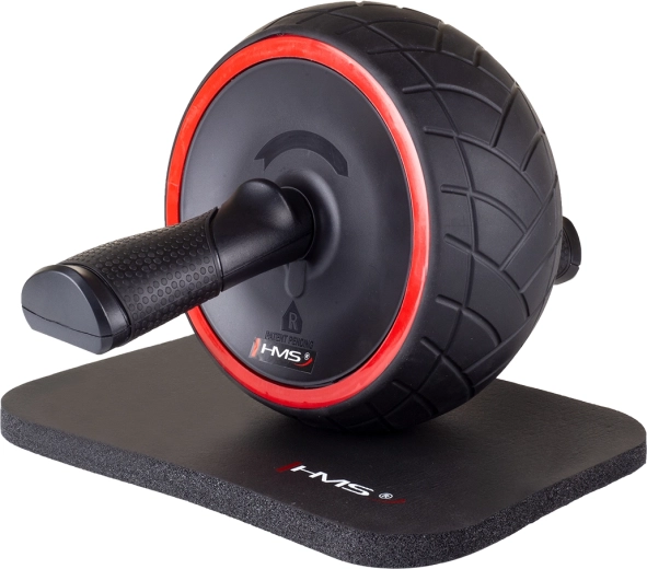 Posilovací kolečko na břicho HMS AB-Carver se širokým kolem a podložkou