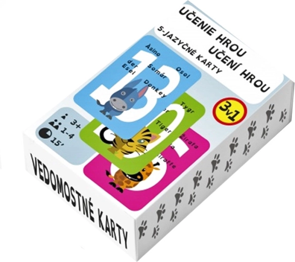 Černý Petr 4 v 1 – zvířata - 1 kus