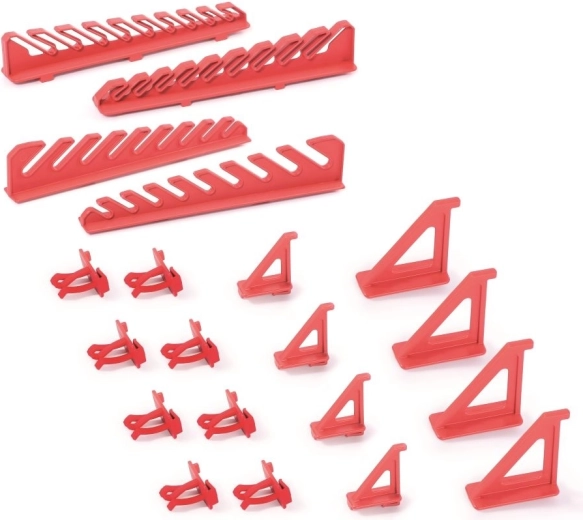 Sada háčků na nářadí Kistenberg BINEER HOOKS, kompatibilní s panely BINEER a ORDERLINE, 20 ks