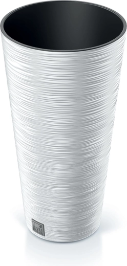 Květináč Furu Slim 25 cm – bílý