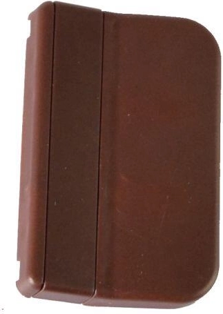 Plastové madlo k balkonovým dveřím – hnědé