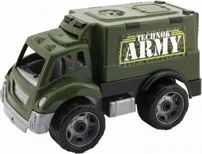 Vojenské plastové auto s volným chodem a otevíracími dveřmi