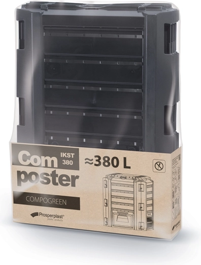 Kompostér Prosperplast COMPOGREEN 380 l, černý
