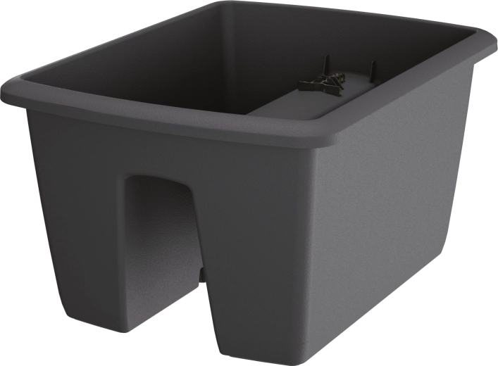 Truhlík na zábradlí Respana Railing 40 cm antracit